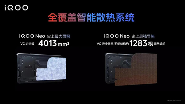 vivo iQOO Neo7竞速版是什么散热材质，打游戏散热效果如何