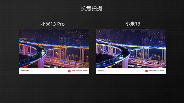 小米13和13 Pro在相机拍照上有什么不同和区别