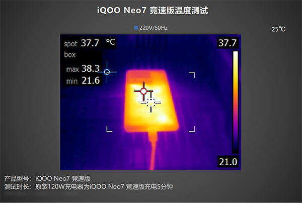 vivo iQOO Neo7竞速版充电时机身发热明显吗