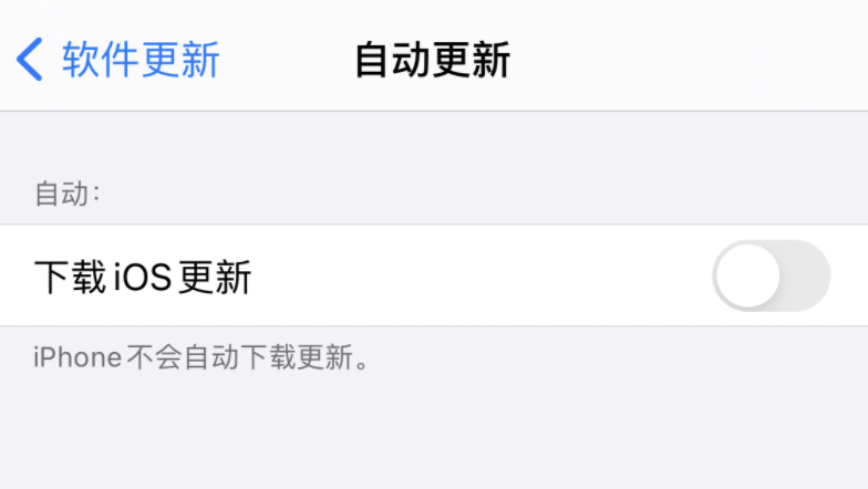 iOS14小技巧：可设置避免iPhone自动升级系统