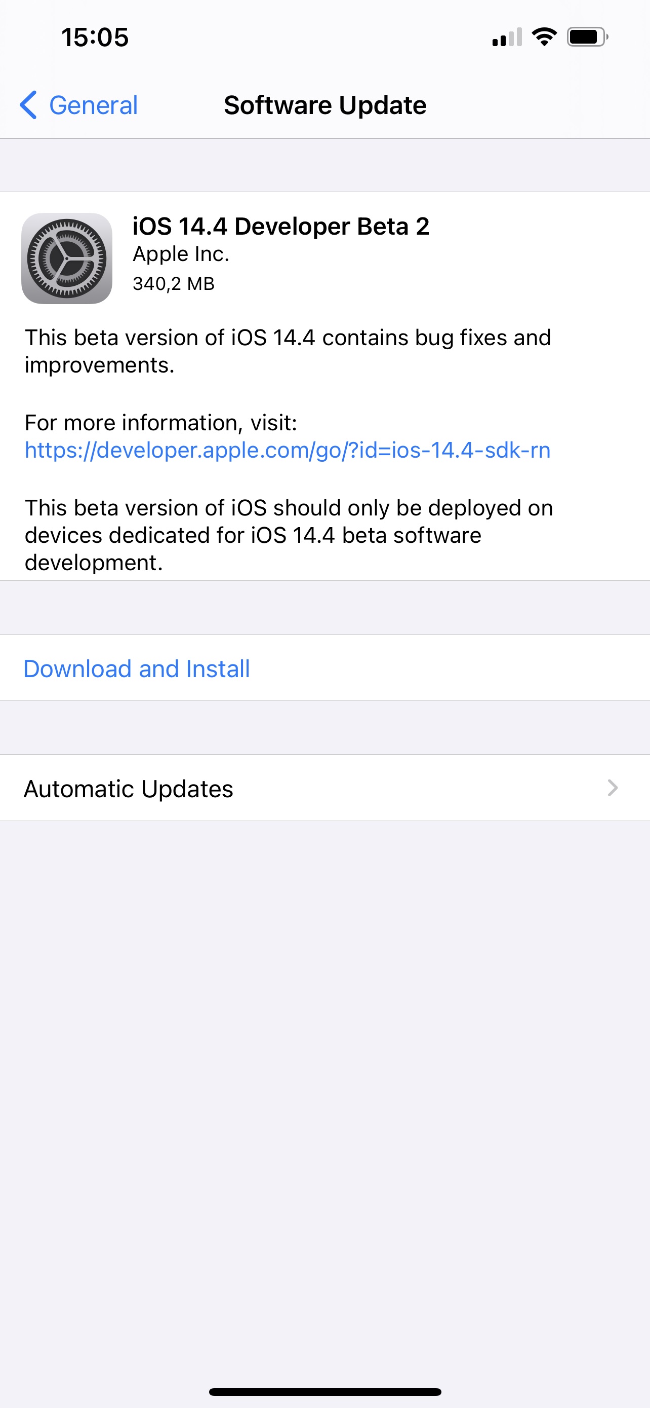 苹果 iOS 14.4/iPadOS 14.4 开发者预览 / 公测版 Beta 2 发布：第三方耳机音量警报，iPhone 12 U1 与 HomePod mini 触觉交互