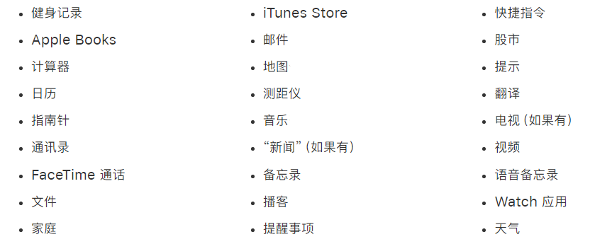 在运行 iOS 14/iPadOS 设备中可删除哪些自带的应用？