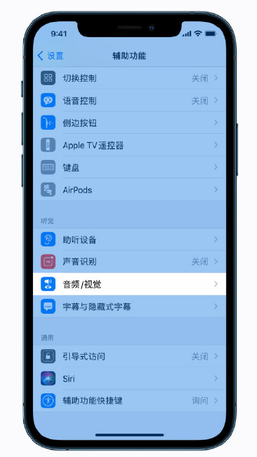 iPhone 12 小技巧：调整音频和视觉设置