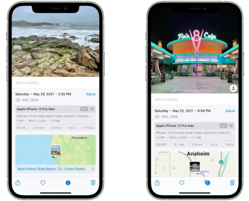 iOS15如何查看EXIF信息以及图片来源