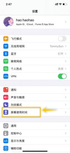 iPhone如何通过屏幕使用时间进行手机管理