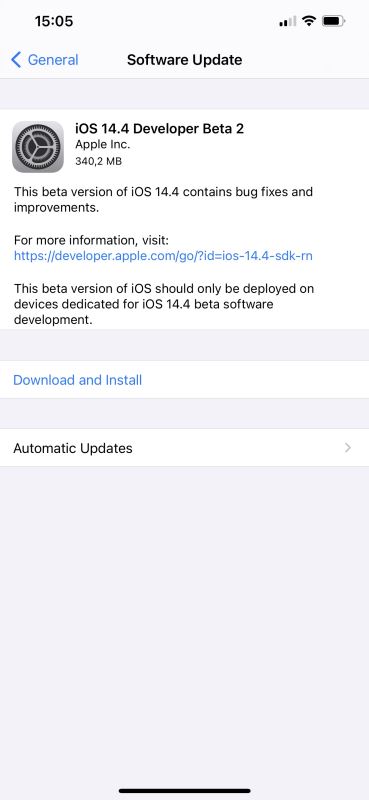 iOS 14.4/iPadOS 14.4(18D5043d)开发者预览/公测版 Beta 2值得升级吗?