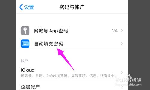 iphone怎么开启密码填充功能？苹果手机开启密码自动填充功能教程