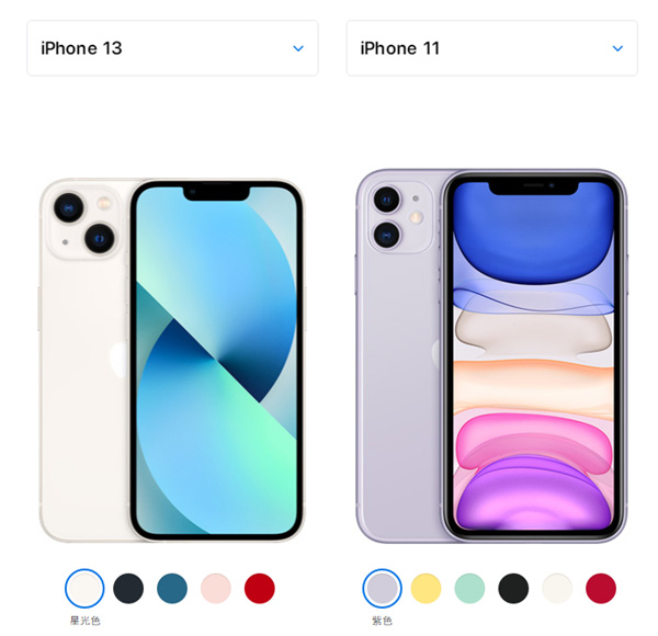 iphone13和iphone11有什么区别?iphone13和iphone11手机对比