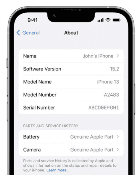 iPhone如何查看是否更换假冒零部件  iPhone零件维修记录查询方法