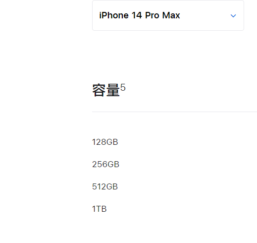苹果14promax有没有128G内存