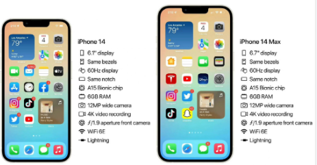 iphone14系列最新参数配置速看