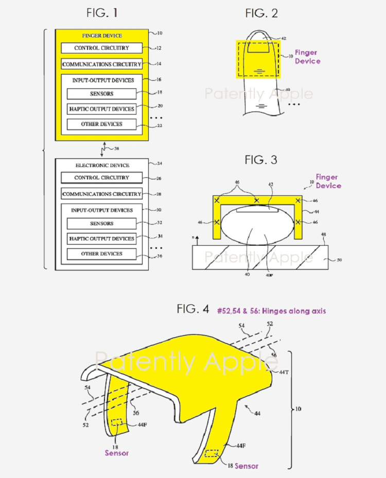 苹果智能戒指专利曝光，可作为VR/AR的交互设备使用