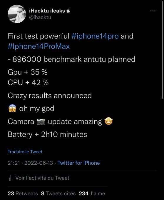 iPhone14Pro/Max性能提升多少 iPhone14Pro/Max性能跑分介绍