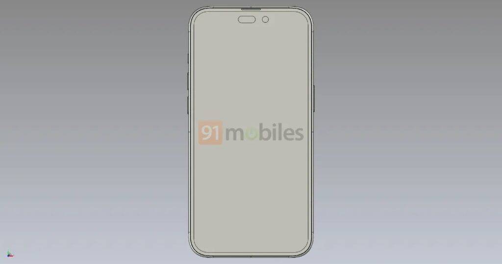 iPhone 14 Pro CAD 图曝光开孔式屏幕、三镜头设计现身