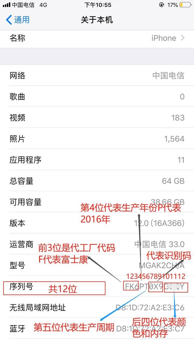 苹果手机型号和序列号代表什么（iPhone的型号和序列号解读）