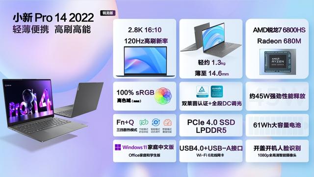 联想小新2022平板怎么样（联想小新pro14锐龙版配置）