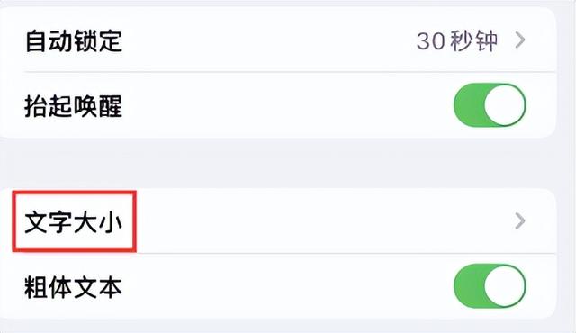 iphone字体大小设置在哪（苹果手机字体大小设置方法）