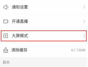 《快手极速版》大屏模式怎么设置的