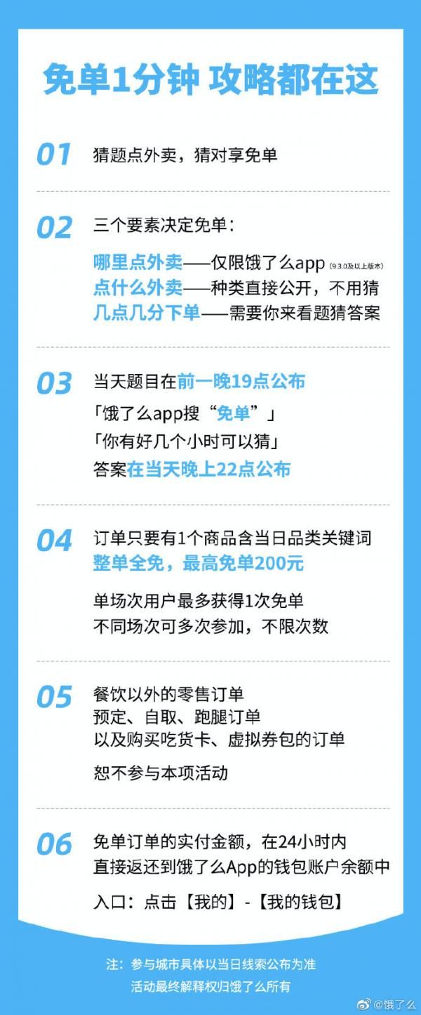 饿了么6.27免单一分钟时间是什么时候[饿了么6.27免单一分钟时间揭秘]