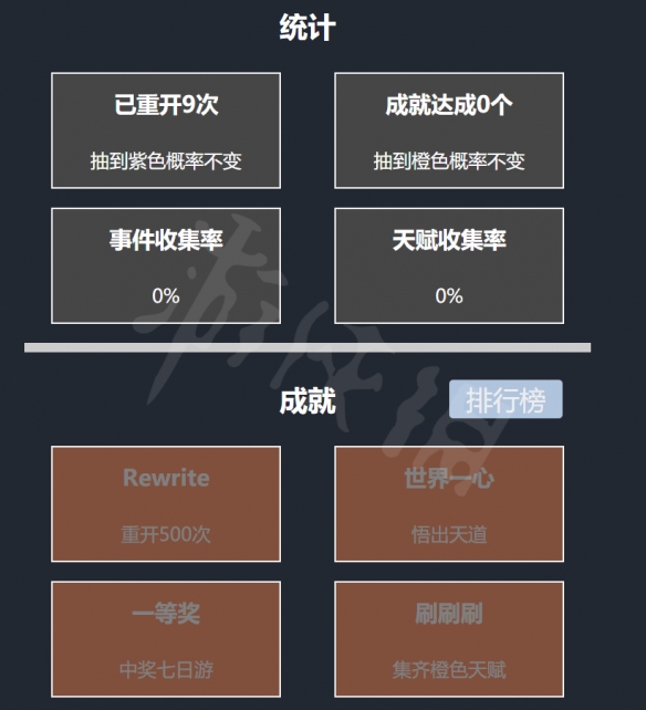 人生重开模拟器全成就完成方法一览[人生重开模拟器如何完成成就]