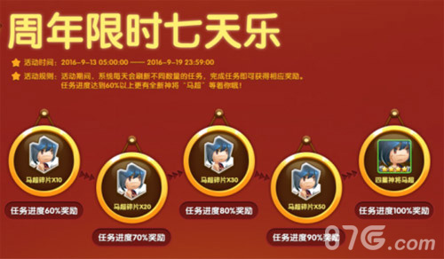 《全民神将》周年狂欢今日开启登录就送雷兽套