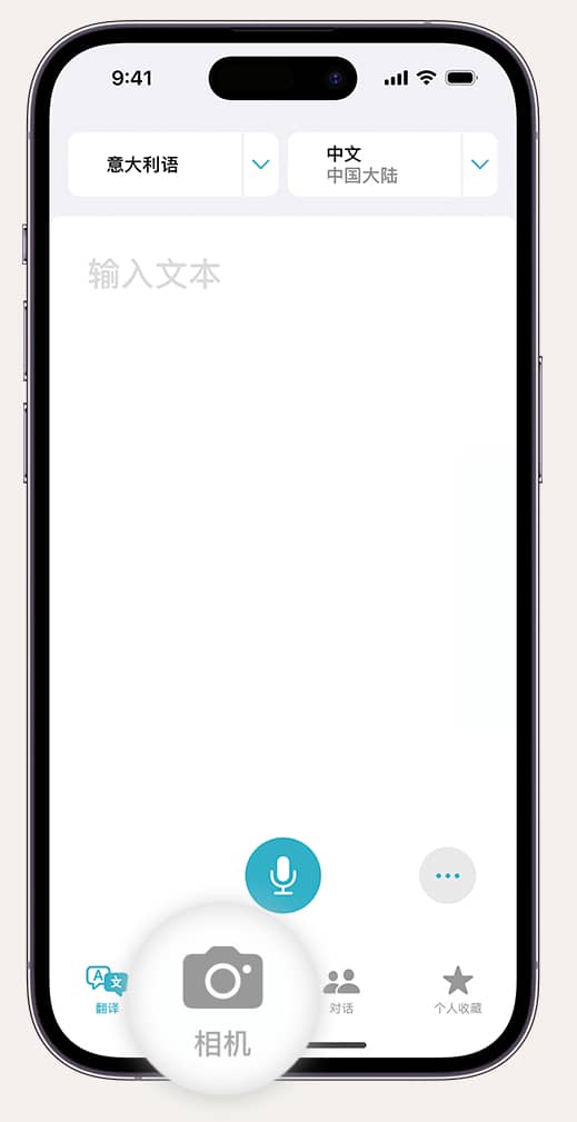 iPhone如何通过摄像头取景翻译文本 iPhone通过摄像头取景翻译文本方法