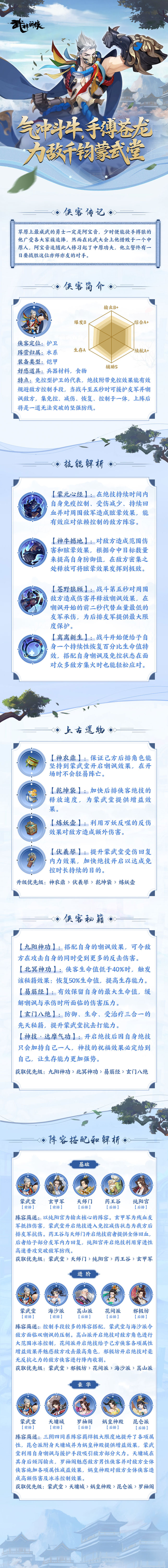 武林闲侠蒙武堂怎么样