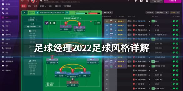 《足球经理2022》足球风格是什么？足球风格详解