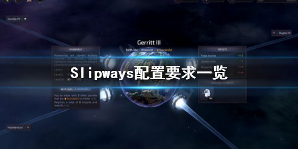 《Slipways》配置要求怎么样？配置要求一览