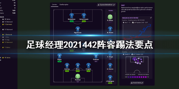 《足球经理2021》442阵容怎么样 442阵容踢法要点