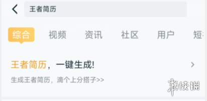 王者简历在哪看[王者简历入口]