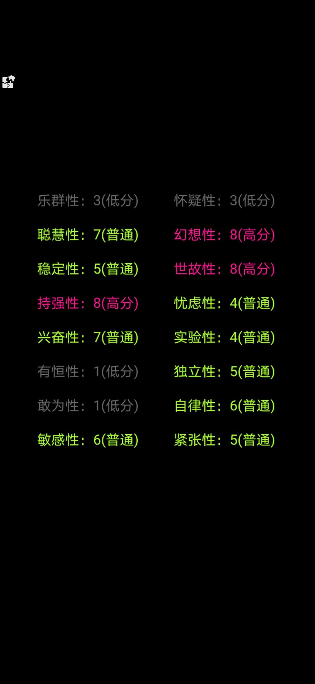 《你了解自己吗》好家伙 我是一个攻击性强容易社交不良的。。老油条？??