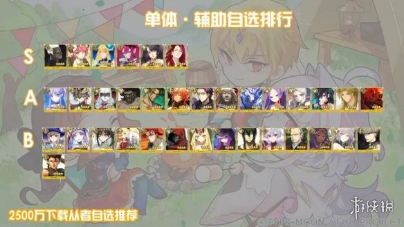 FGO2500万四星自选推荐[2500万国服四星自选选什么]