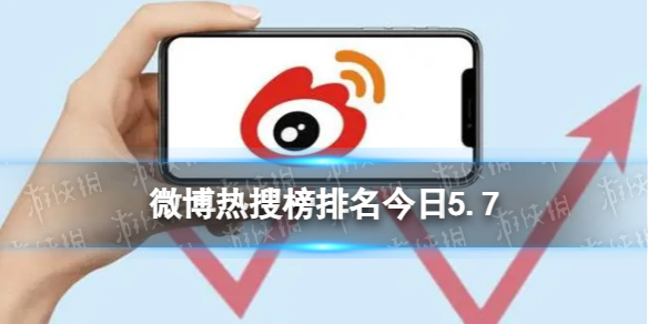 微博热搜榜排名今日5.7[微博热搜榜今日事件5月7日]