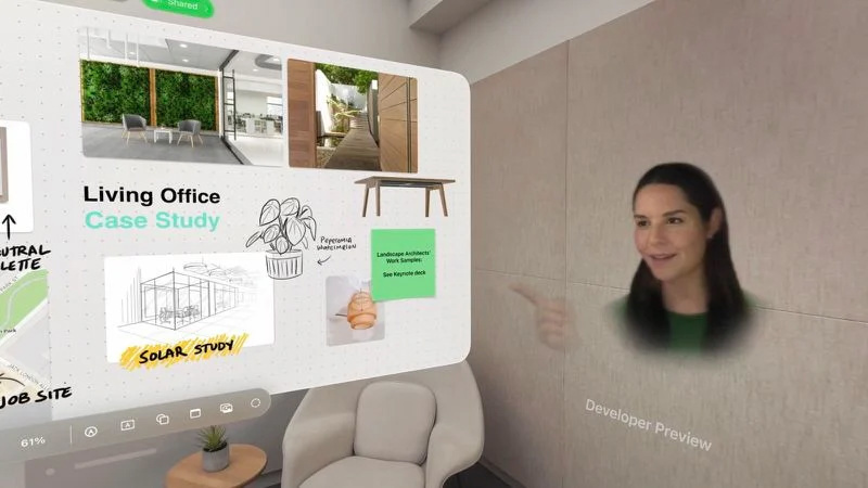 苹果预告 Vision Pro 头显新特性：立体显示表情和肢体动作