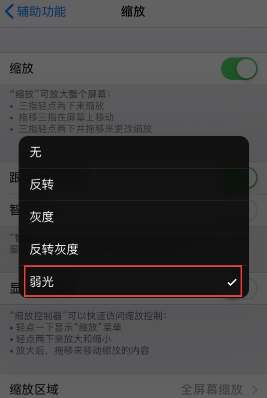 小技巧：利用“缩放”功能调整 iPhone 屏幕亮度