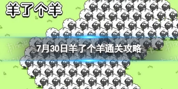 7月30日羊了个羊通关攻略[通关攻略第二关7.30]