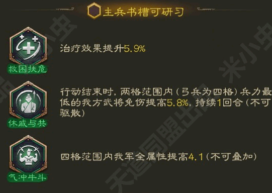 《三国志战棋版》S3其徐如林兵书介绍一览