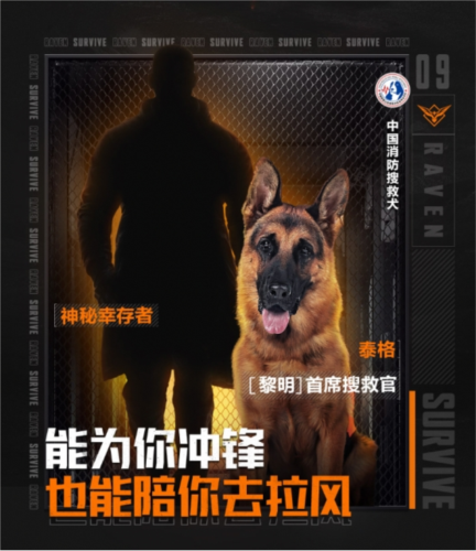 《黎明觉醒：生机》中国消防搜救犬出任首席搜救官