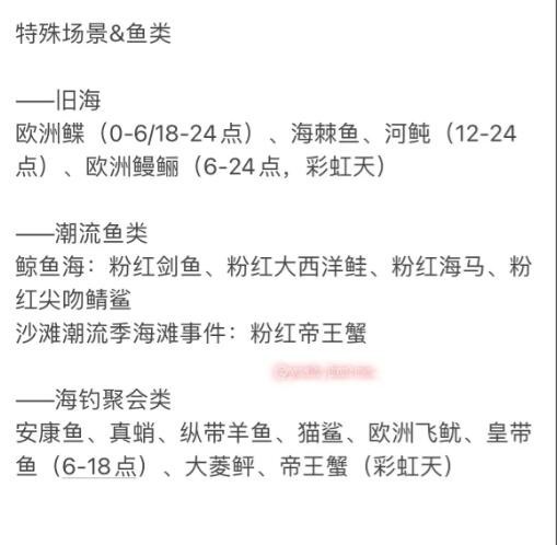 心动小镇手游特殊场景鱼在哪里钓 心动小镇手游特殊场景鱼分布位置大全