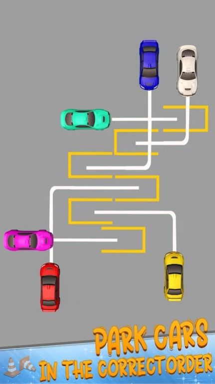 停车绘线拼图（Car Parking Order）